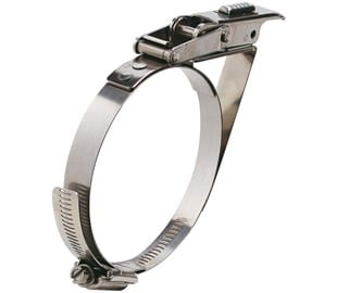 58PBC-HT Quick Release Band Clamp (Heavy Duty) with safety catch stainless steel