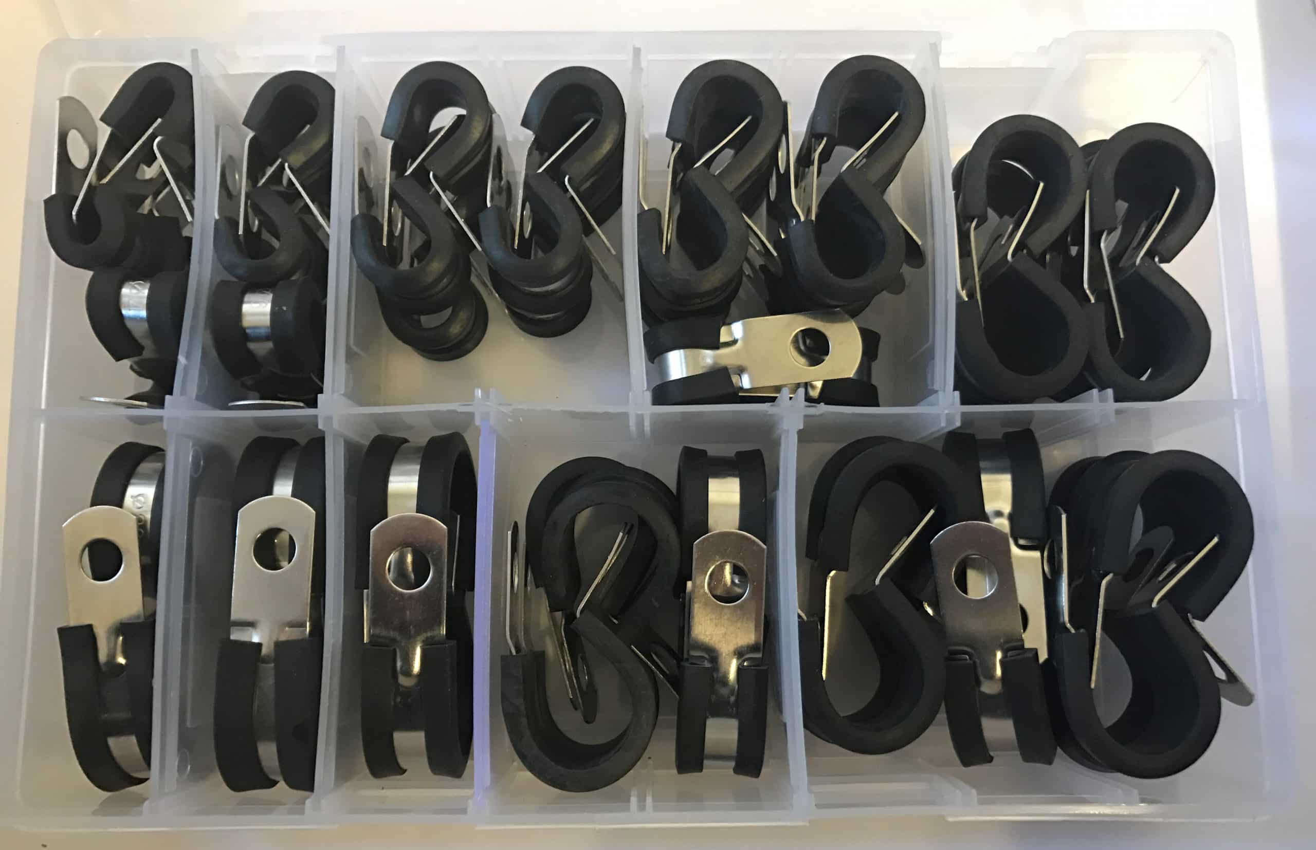 P Clip Kit 1/2" Stainless