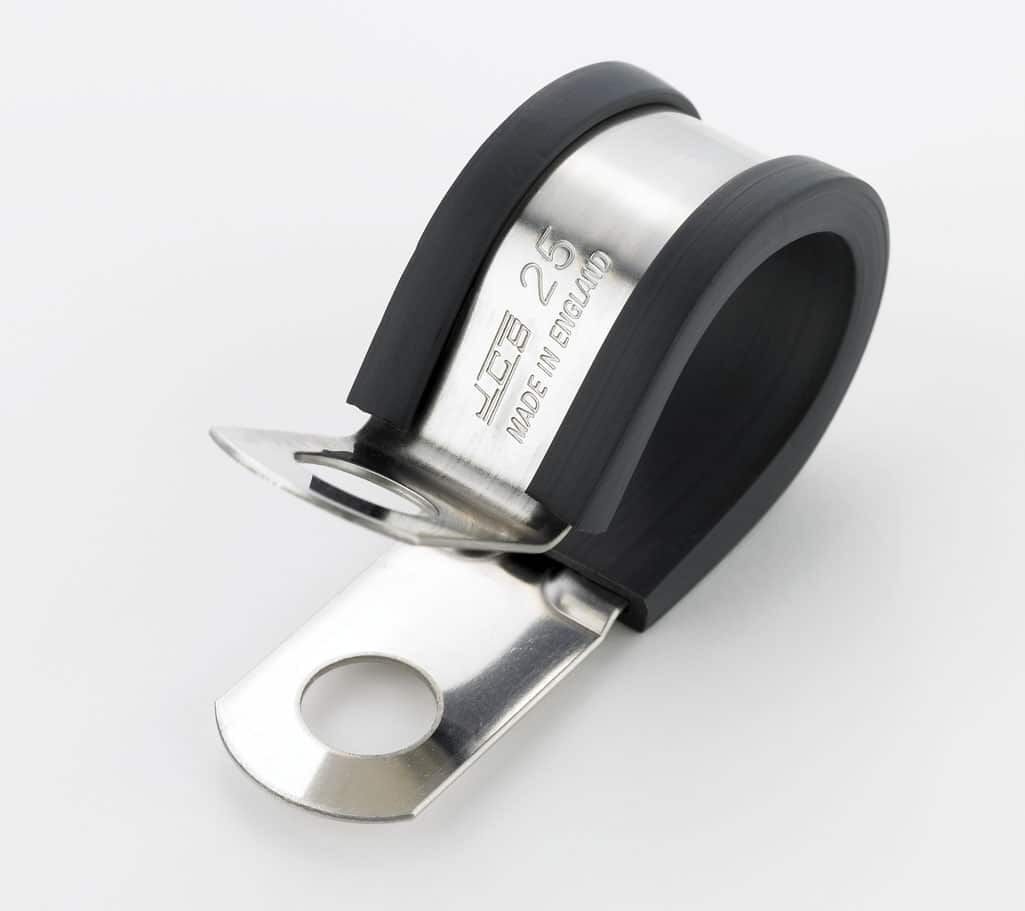 JCS P Clips - Zinc Plated & 304 SS - 20mm band, M10 - Image 2