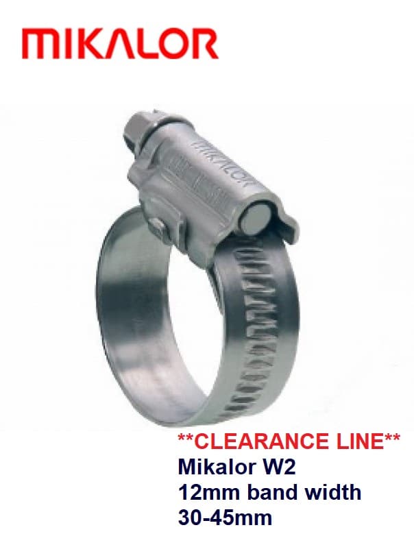 Mikalor **CLEARANCE ITEM**W2 12mm band width wdhc 30-45mm-0